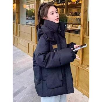 高階感超好看羽絨棉服女短款2025年新款冬季外套小個子棉襖棉衣女
