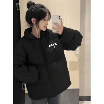 學生羽絨棉服女2024冬季新款初中高中麵包服加厚保暖棉衣棉襖外套