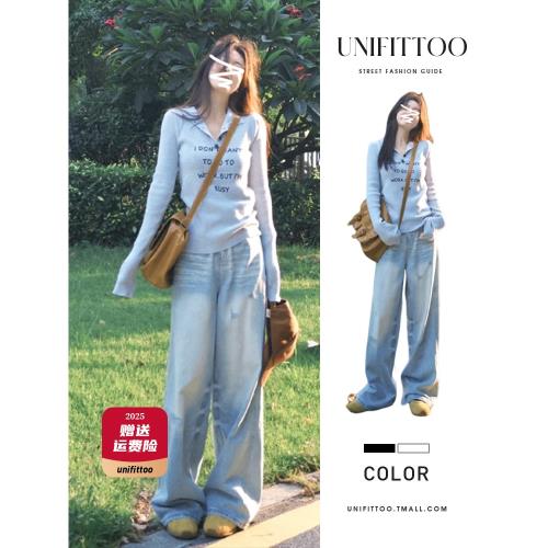 灰色針織衫上衣女裝2025春秋季打底內搭毛衣高級感韓系穿搭polo衫