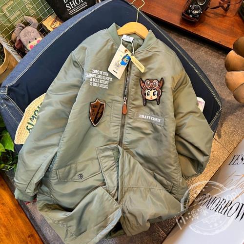 【酷盡興】AIMEEWQ秋冬潮牌重工棉服寬松男女運動棒球服長款大碼