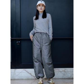 小九鹿冬季新品90白鴨絨東北零下40度加厚防寒羽絨褲女外穿保暖褲