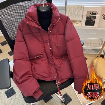 九江羽絨棉服女款2025年秋冬爆款棉衣外套短款棉襖女冬季新款加厚