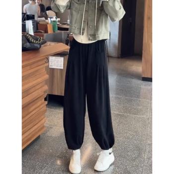 梨型身材大碼高腰顯瘦休閑燈籠褲