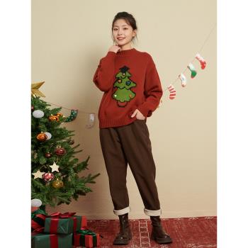 UGIZ24年春新品韓版復古美拉德風加絨燈芯絨直筒休閑褲女UAPH105