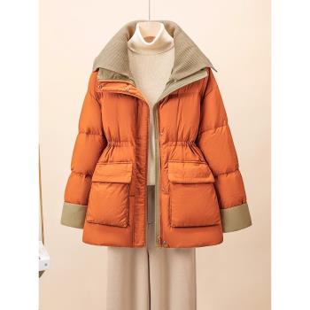 2025冬季新款女士韓版羽絨棉服高階感休閑保暖加厚棉衣棉襖外套潮