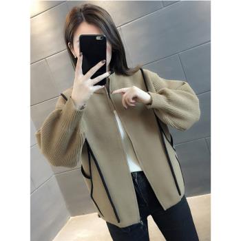 秋冬小香風外套女立領拉鏈開衫2025新款洋氣休閑小個子春秋棒球服