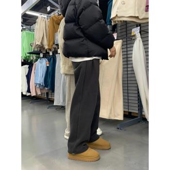 衛褲女春秋2025新款褲子寬松bf慵懶風大碼胖mm顯瘦休閑運動褲