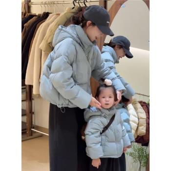 短款連帽羽絨棉服女冬季新款2025爆款洋氣加厚超好看麵包服外套