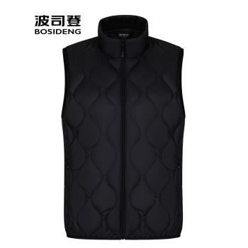 波司登輕薄羽絨服馬甲男女同款2024新款短款立領內搭外穿保暖背心