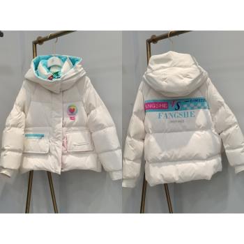 牛貨秒發2023新款短款中長款加厚白鵝絨羽絨服爆款 棉服棉襖