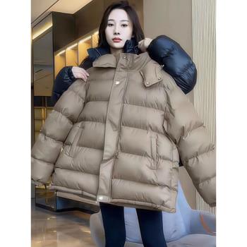 羽絨棉服女2025秋冬季新款韓版棉襖寬松設計感小眾加厚麵包服外套