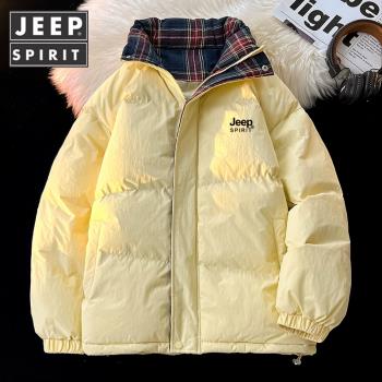 JEEP羽絨棉服女冬季2025新款韓系棉衣超好看小個子加厚棉襖外套女