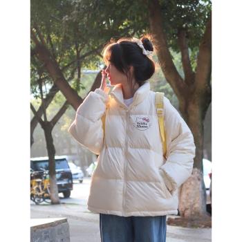 晉江超好看棉服外套女2025新款冬季加厚寬松立領棉衣小個子麵包服
