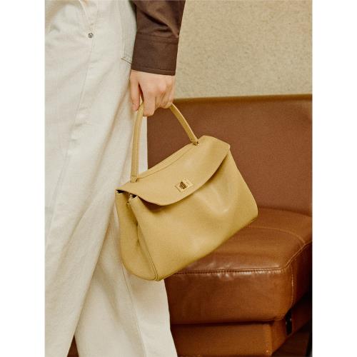 (免運)avalea葳里 軟牛皮小眾設計手提包中號 2025新款單肩斜挎女包F253