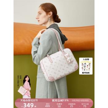 (免運)NU紐芝蘭飛馬吐司包2025女士新款手提大容量保齡球單肩通勤托特包