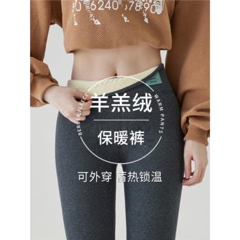 羊羔絨冬季加厚外穿棉褲