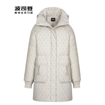 波司登羽絨服女短款冬季新款時尚休閑百搭廓形小個子立領加厚外套