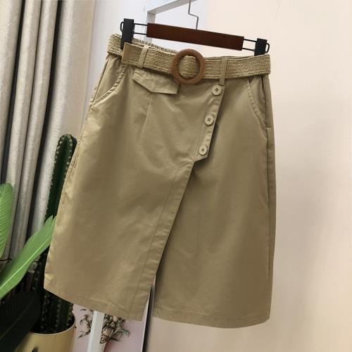 歐貨洋氣女A版裙褲2025夏新款闊腿褲半身裙子五分褲直筒中褲裙子