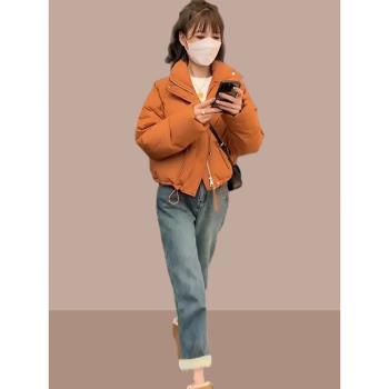 棉服女冬季2024年新款小個子短款棉衣棉襖休閑保暖爆款麵包服外套