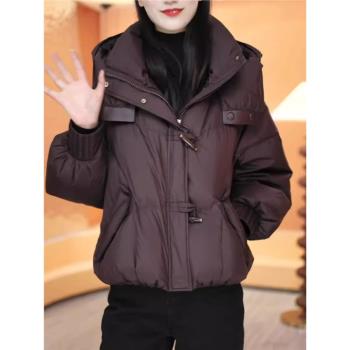 嘉興平湖冬季羽絨服女2024新款九江品牌今年流行爆款時尚洋氣外套