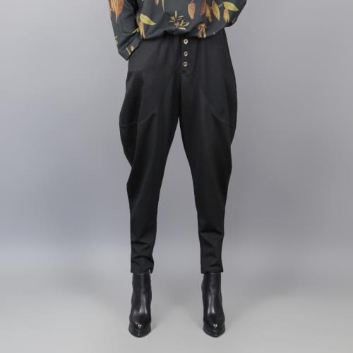 2025春季新品小腳彈力褲哈倫褲寬松版休閑女大碼胖MM長褲垮褲韓版