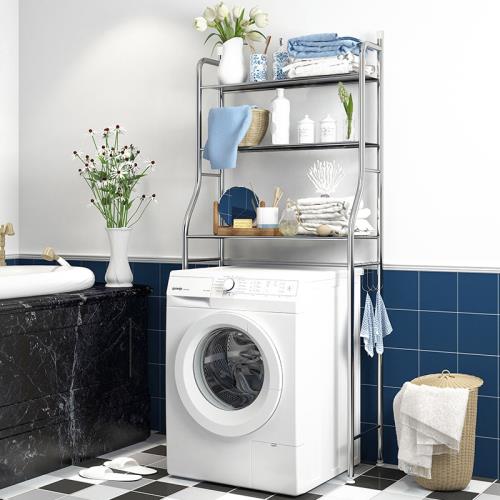 洗衣機置物架廁所馬桶儲物架滾筒波輪落地陽臺上方收納洗衣機架子