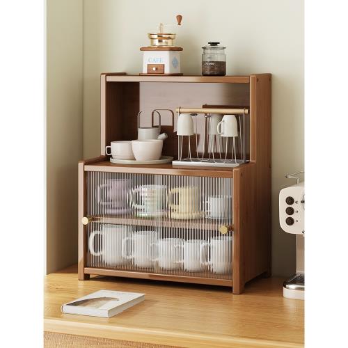 杯架水杯置物架家用桌面咖啡杯收納柜防塵大容量新款馬克杯放置架