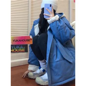 兩面穿短款輕薄小個子學生羽絨服