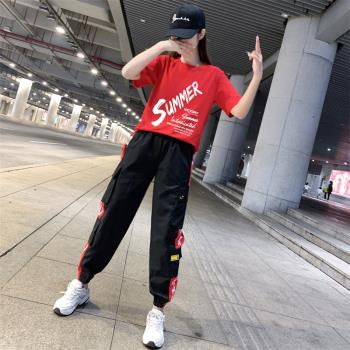 拉拉隊表演服裝嘻哈風現代廣場舞