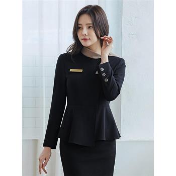 高階職業裝珠寶酒店醫美前臺工作服皮膚管理諮詢師韓版美容院制服
