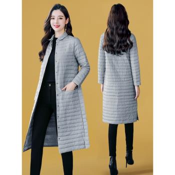 女裝冬季中長款時尚輕便羽絨服
