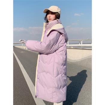 oversize麵包服羽絨棉衣棉服女冬季外套中長款厚棉襖2025年新款潮