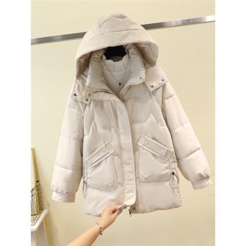 中長款修身冬季加厚顯瘦羽絨棉服