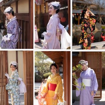 女式改良和服浴衣傳統款式日系復古攝影cos服裝COS連衣裙多款式