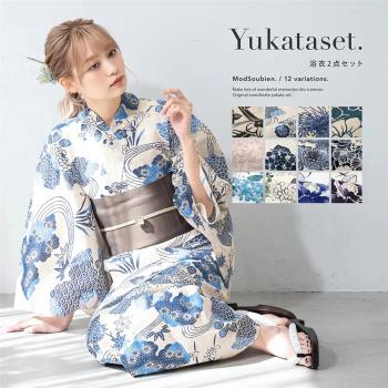 日本和服浴衣女 傳統正裝高階棉麻質地日式拍攝旅遊cos服飾YUKATA
