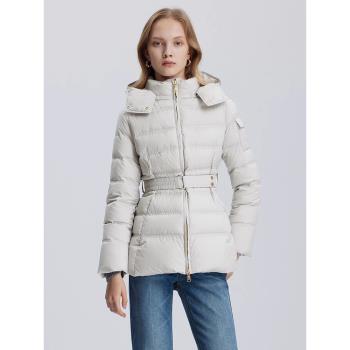 SCOFIELD女裝2024年冬季連帽挺括有型輕薄鵝絨羽絨服SFJDD4C91E