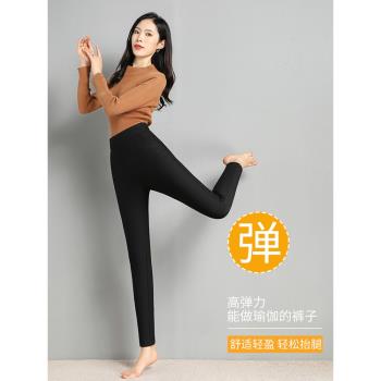特厚羊羔絨棉褲女冬季外穿羊毛打底褲高腰大碼東北加絨加厚保暖褲