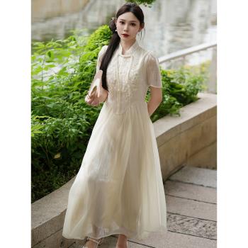 姐妹團改良旗袍連衣裙夏季伴娘服