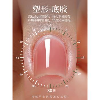 建構膠美甲專用底膠封層甲油膠罐裝功能膠塑形粘鉆加固延長光療膠
