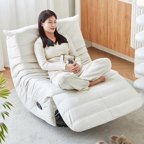 毛毛蟲沙發電動多功能躺椅單人休閑網紅北歐客廳家用旋轉懶人沙發