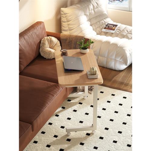 邊桌移動沙發桌電腦桌臥室家用辦公桌書桌邊幾茶幾可移動床邊桌