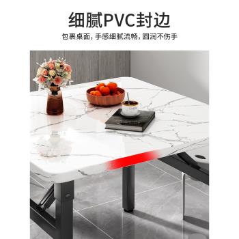 折疊桌子家用烤火桌新款簡易正方形飯桌冬天四方桌矮桌餐桌小方桌