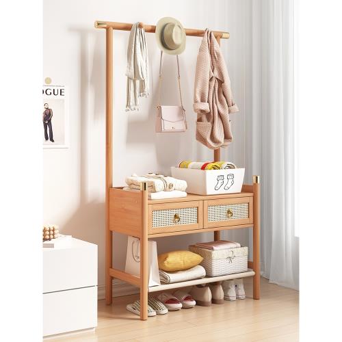 臥室衣帽架家用落地多功能掛衣架房間床邊晚上放衣服神器2025新款