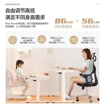 卓煥電動升降桌臥室書桌小戶型臺式家用電腦桌兒童學生學習桌8090