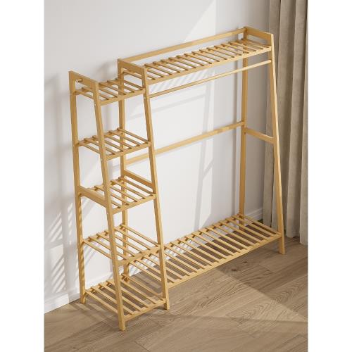 掛衣架落地簡易臥室晾衣服神器置物架子衣帽間多功能架房間小衣柜