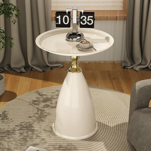 北歐茶幾輕奢沙發邊幾客廳家用小茶幾邊桌角幾鐵藝床頭置物陽臺桌