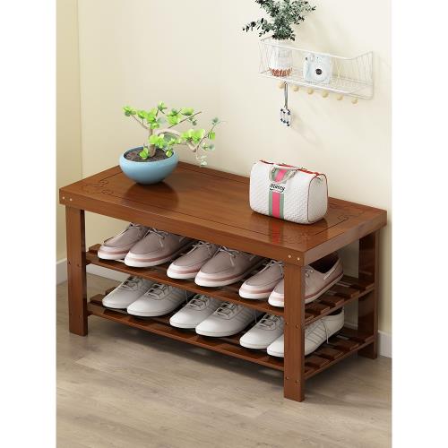 換鞋凳家用門口鞋柜坐凳一體式長條凳入戶可坐鞋架進門多層穿鞋凳