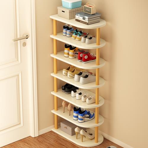 鞋架家用門口多層簡易宿舍小窄入戶門鞋柜收納神器省空間2024爆款