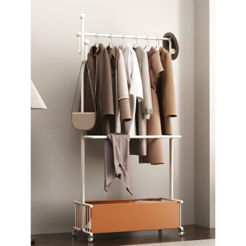 衣架落地臥室掛衣架家用室內移動輕奢晾衣架多功能收納置物衣帽架