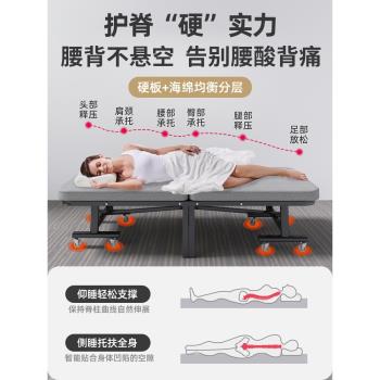 三夢辦公室午休折疊床單人床家用成人午睡神器硬板躺椅便攜行軍床